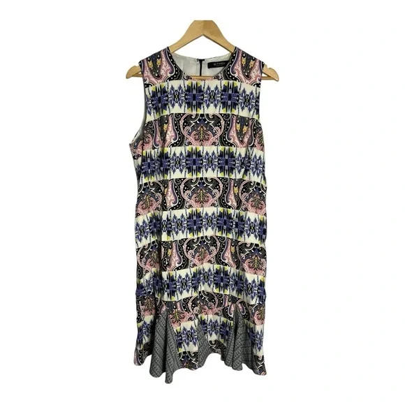 Etro Multicolor Sleeveless Dress - Elevated office or Vacation Wear - Size XL - Picture 2 of 6